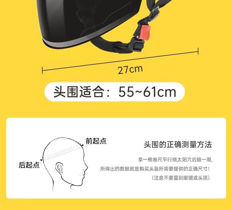 3C National Standard Certified Electric Scooter Helmet for Women, Summer Sun Protection Safety Helmet for Men, Motorcycle Riding Four-Season Half Helmet