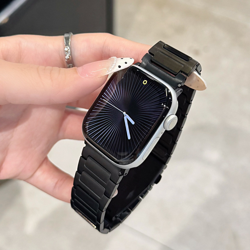 High-end I-shaped stainless steel strap suitable for Apple S11 watch iwatch10applewatch98765SE
