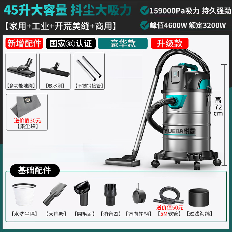 Pequeño taller de lavado de autos, seco y húmedo, limpieza comercial de alta potencia, decoración industrial, hermosa costura, potente aspiradora