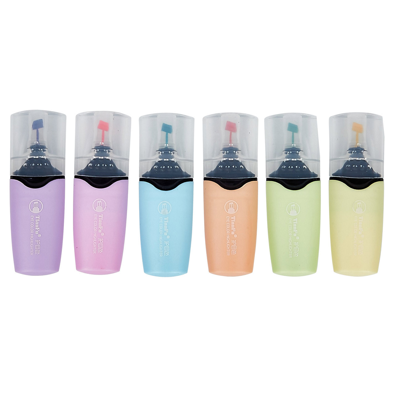 169 protección ocular resaltador de color 6 resaltador de color traje niños regalo estudiante diario pluma macaron resaltador de color