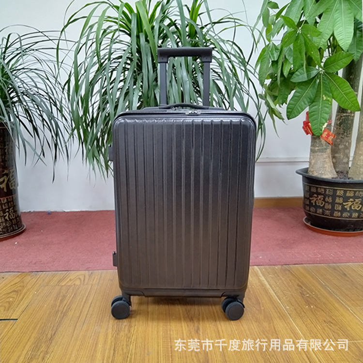 Front open cover zipper case trolley case luggage case 22-inch luggage mute universal wheel luggage case wholesale luggage