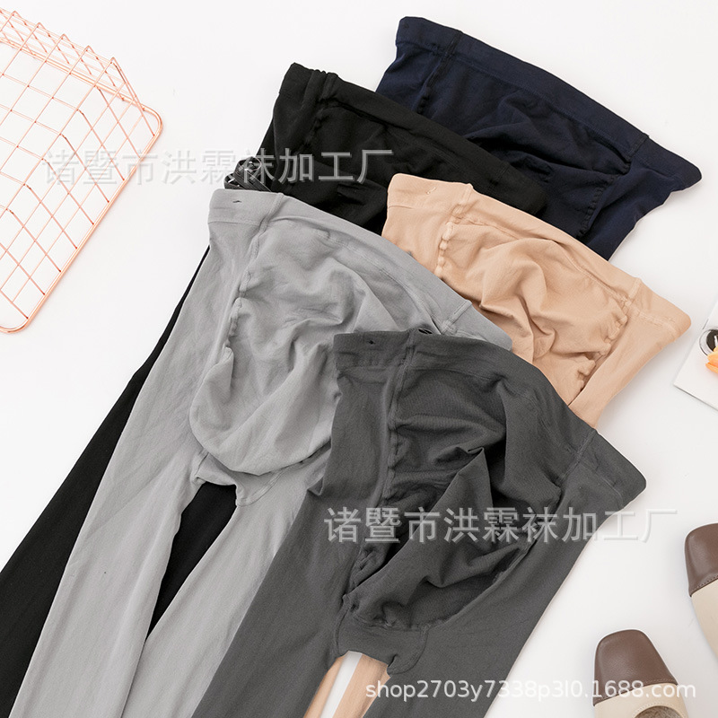 320D velvet maternity leggings spring and autumn thin season maternity pantyhose leggings light leg artifact wholesale