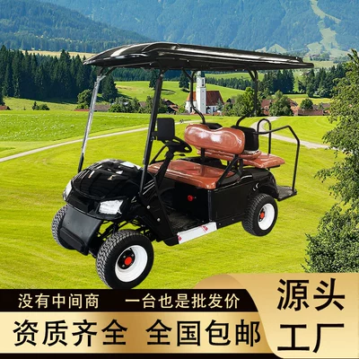 Foreign trade export electric golf cart tourist scenic spot homestay hotel tour self-driving reception ferry sightseeing bus