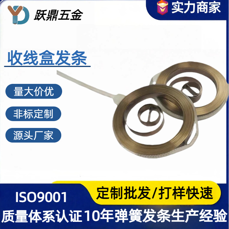 SUS301不锈钢涡卷发条定制电吹风卷簧收缩发条弹簧汽车涡簧