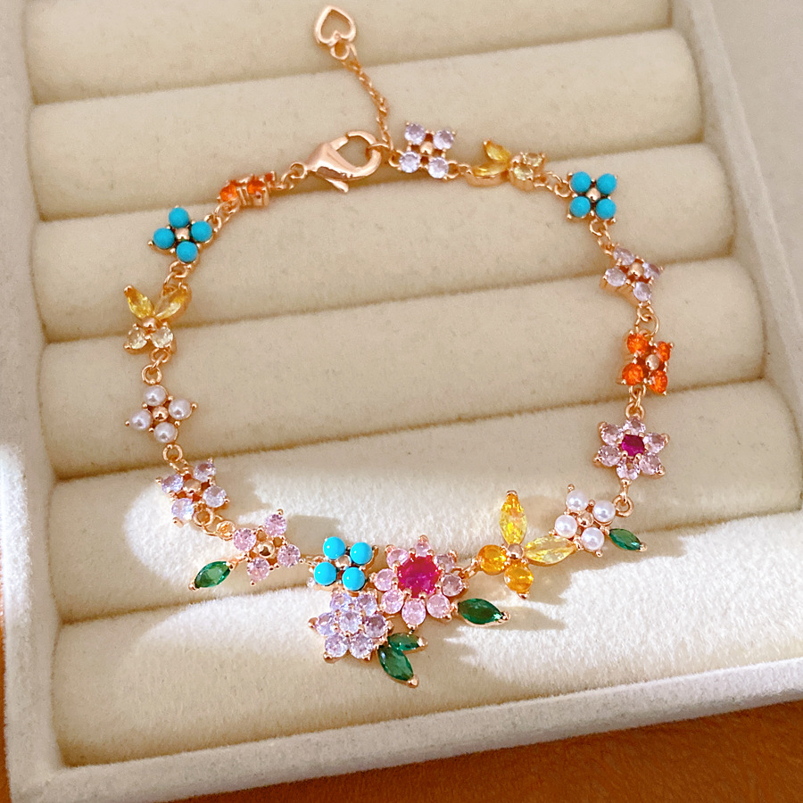 Pulsera - oro - color (chapado en oro real)