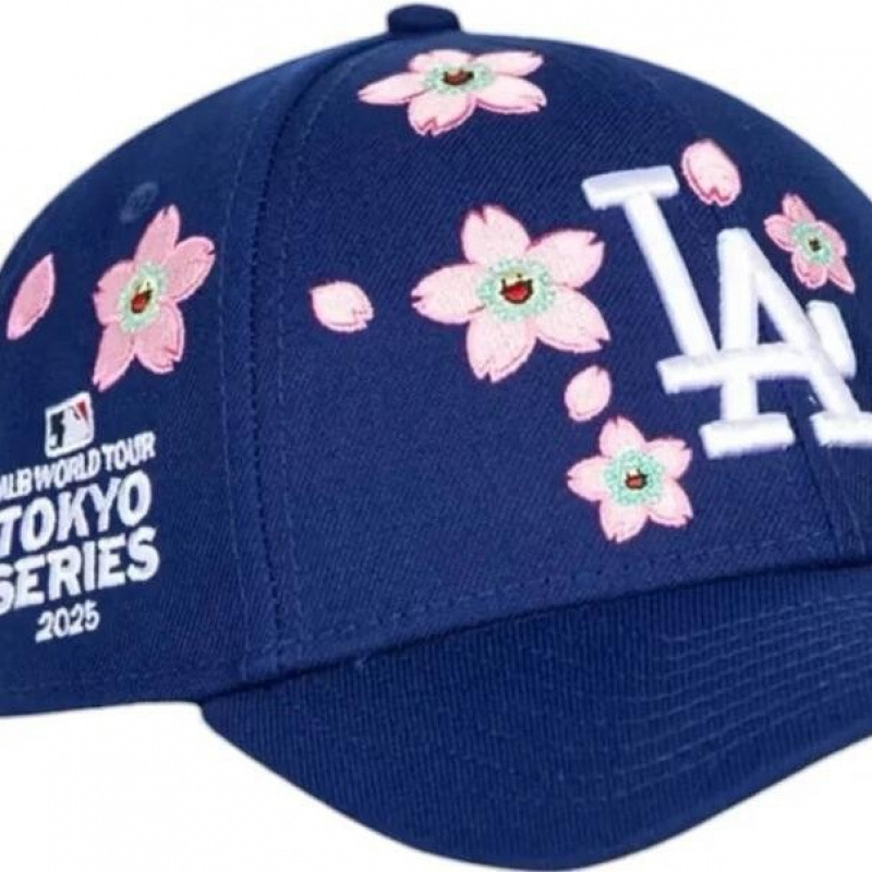 アメリカンスタイルのカーブブリムハットヒップホップ村上隆桜野球帽ハイトップリバースウェアPトレンドフラットブリムハット|undefined