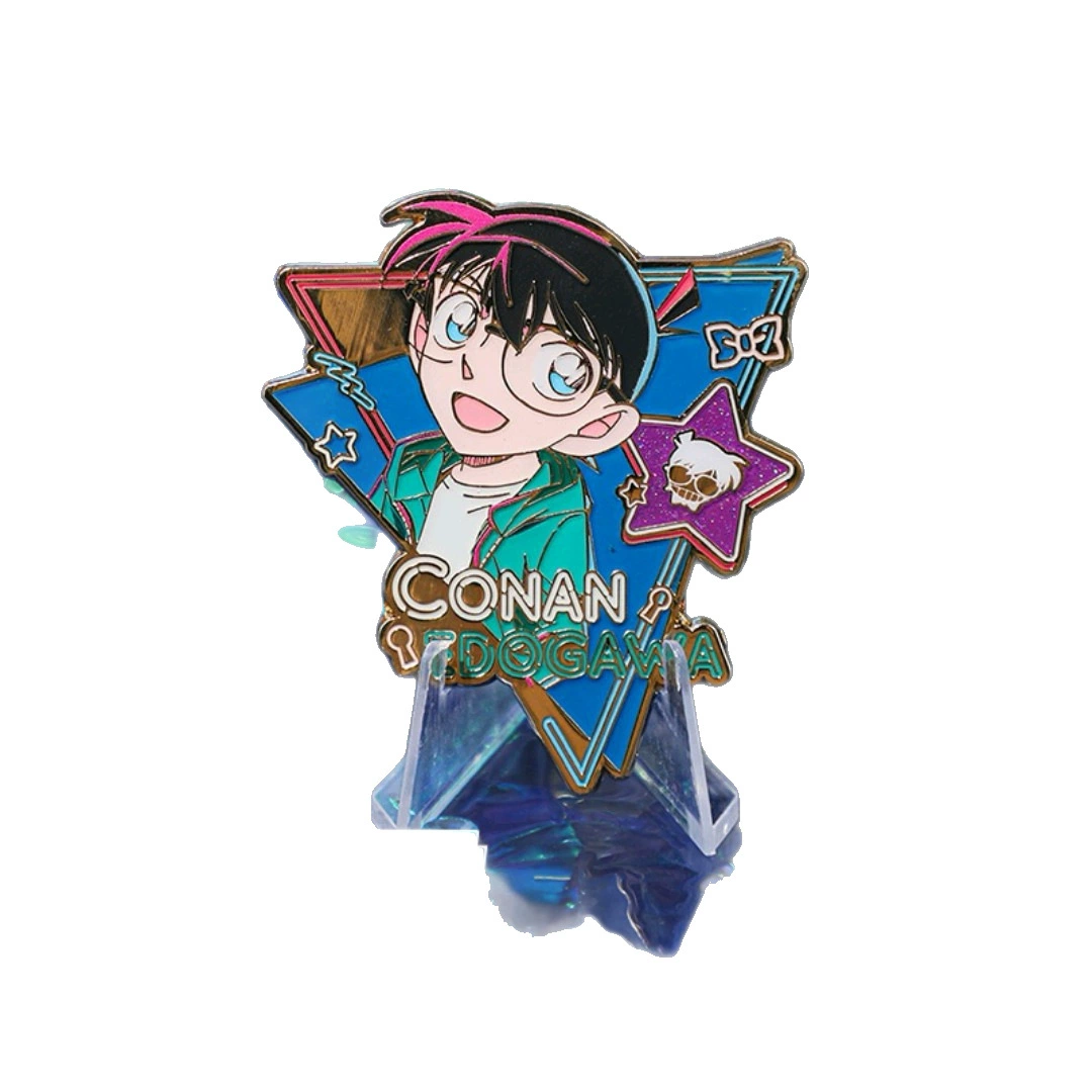 Оригинальный значок-слепбокс Detective Conan (Неоновая серия) металлический значок