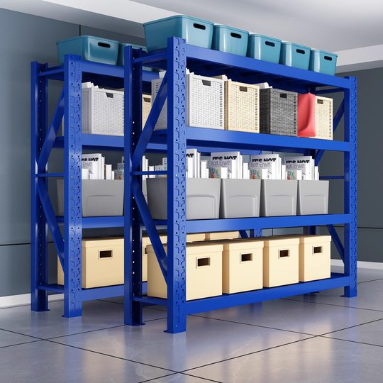 Storage Shelf Storage Rack Multi-layer Household Wall Storage Rack Warehouse Heavy Supermarket Garage Storage Rack