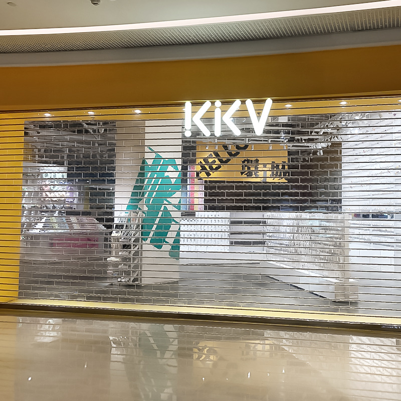 PVC透明卷帘门水晶卷闸门厂家定做洗车店商场电动全套自动不锈钢