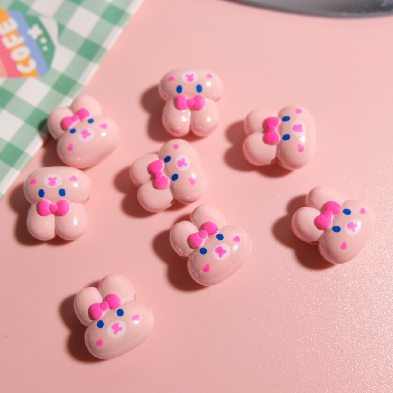 5g Weight Beads Jewelry Making Type 18 * 20mm Jewelry Making Size DIY Jewelry Accessories Classification 1 Piece Quantity Acrylic Material Rabbit, Star, Bear Pattern Cartoon Style Style 1 Piece 18 * 20mm Arylic Rabbit Star Bear DIY Jewelry Accessories Beads 9