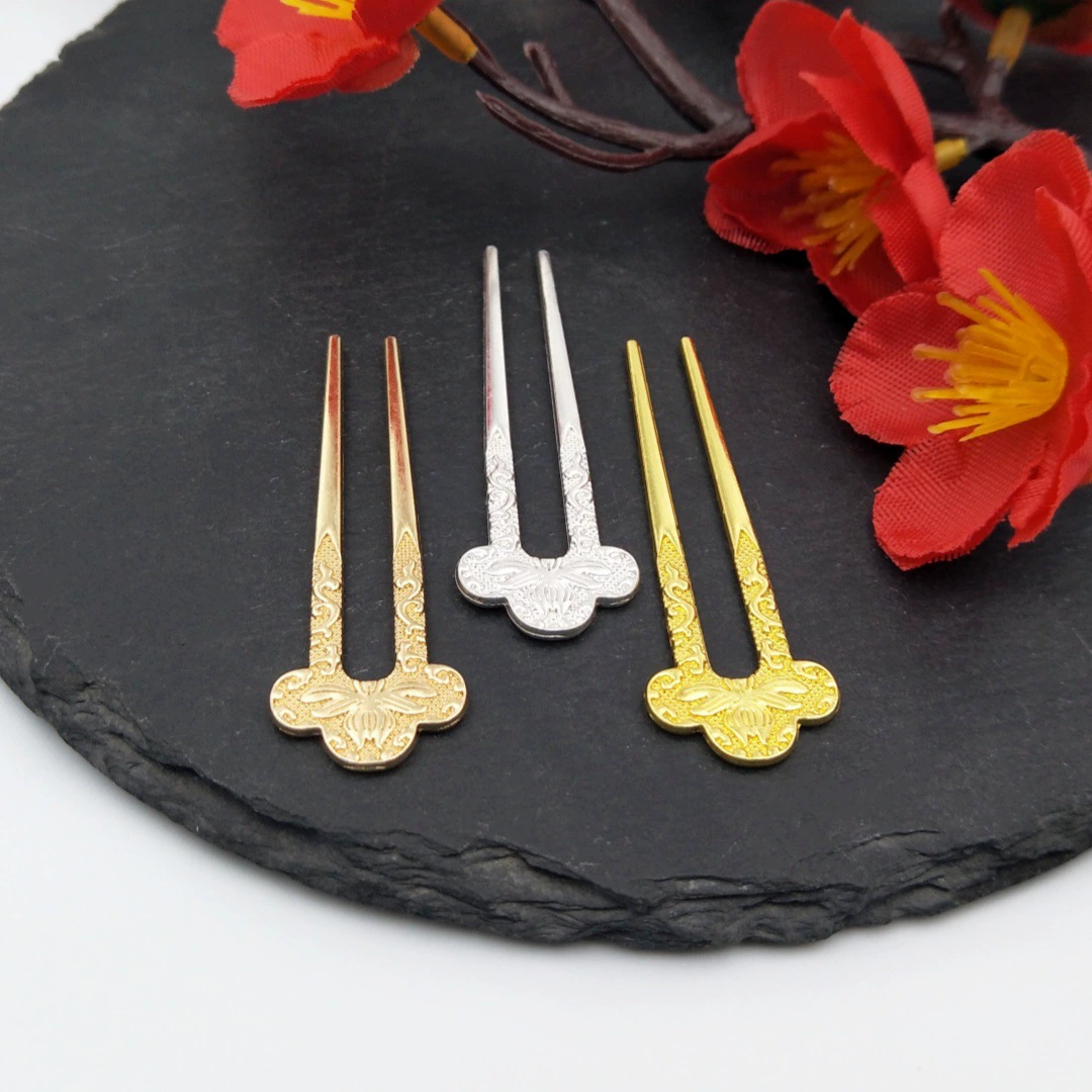 Дворцовый узор античный сплав ювелирные аксессуары шаг встряхнуть новые аксессуары для волос материал Маленькая шпилька для волос U