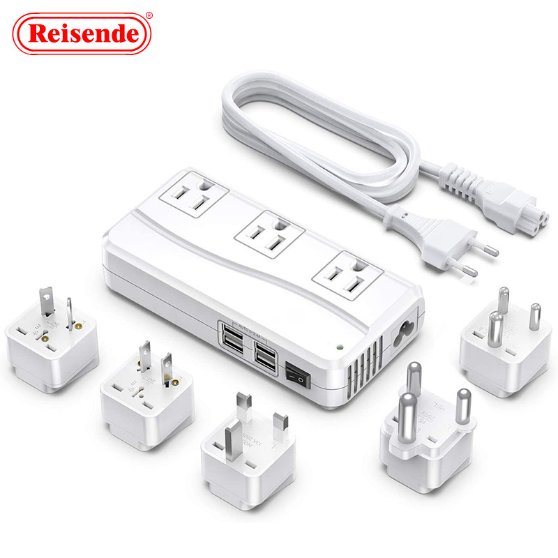 Voltage converter 220V to 110v travel adapter power converter power transformer step-down plug