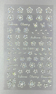 Nail art stickers new relief Light Film for sale stars love butterfly irregular lines croheart water drop flame
