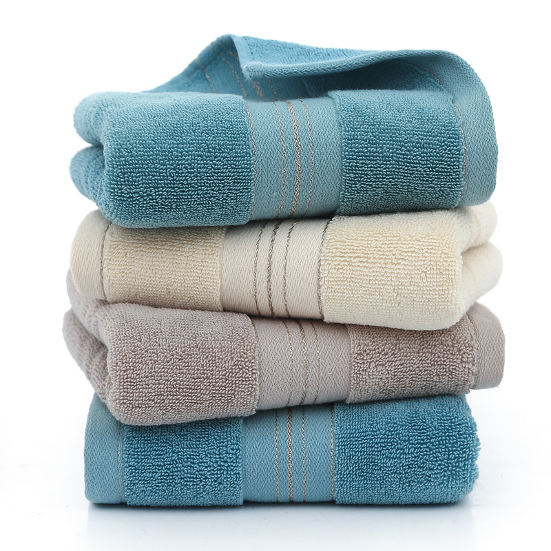 Toallas de algodón personalizadas embalaje independiente algodón clase A logo bordado regalo bienestar Gaoyang fábrica de toallas al por mayor