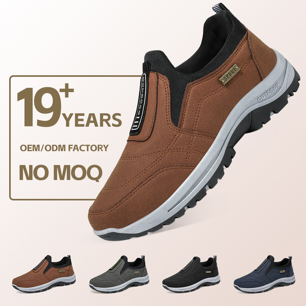 Zapatos casuales para hombre, nuevos de primavera, transfronterizos, casuales para exteriores, sin cordones, estilo papá, zapatillas deportivas para correr, venta al por mayor