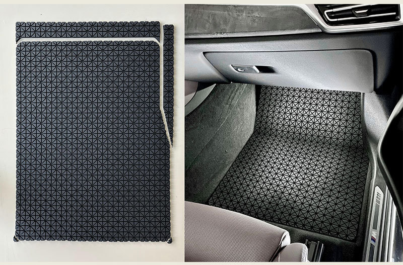 Main driving TPE car mat new energy universal any model of environmental protection rubber can be cut easy to clean wear