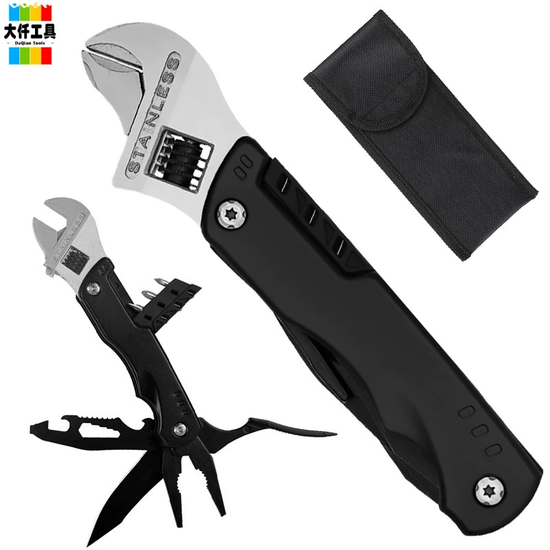 Открытый многофункциональный активный гаечный ключ полевой кемпинг инструмент складной нож плоскогубцы отвертка амазонка