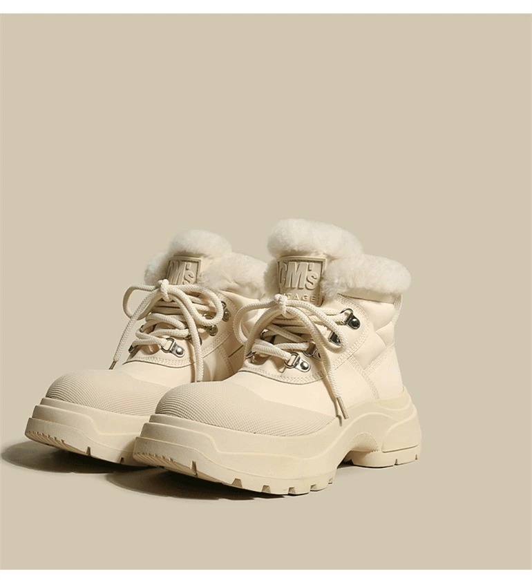 New winter padded padded padded shoes platform boots_voghion.com