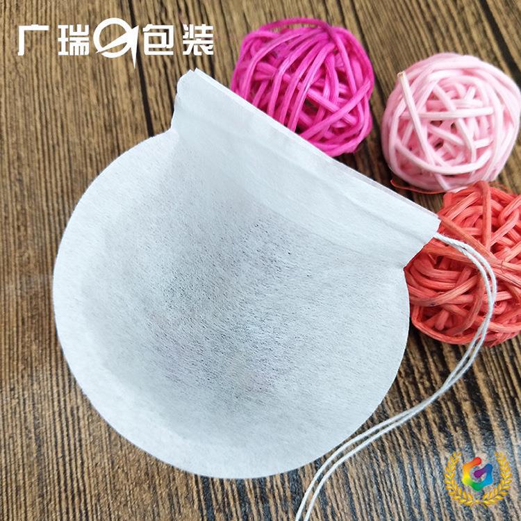 ✅小巧圆形木浆滤纸泡茶袋  茶包袋直径60mm 容量1-4克茶包袋一次
