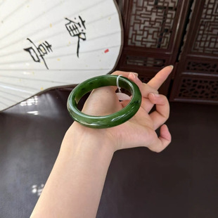 Jin Yutang Xinjiang Hetian Jasper Bracelet with Bright Color and Good Hands-on Oil-Run Bracelet