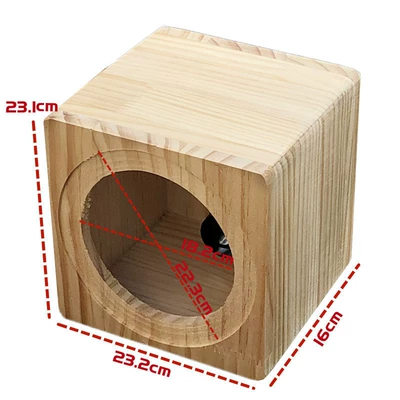 wooden subwoofer, self-made empty speaker — Car speaker/subwoofer - single-speaker-none-solid-wood-box-8inch-one-comes-with-net