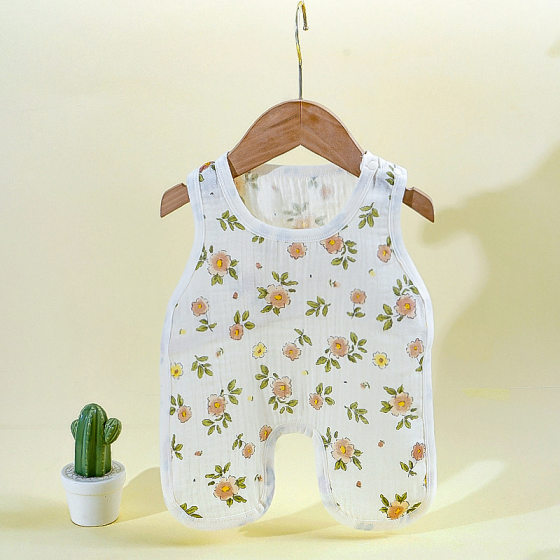 Baby Gauze Stomach with Legs Stomach Double Gauze Baby Summer Belly Protecting Clothes Base Clothes Air-conditioning Clothes New Style