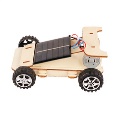 Children's creative craft invention technology small DIY solar car solar toy wholesale