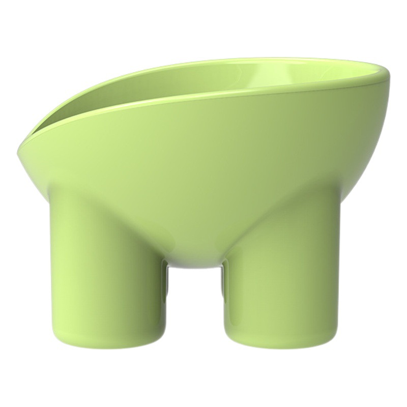 Tazón de pierna de elefante de color macaron transfronterizo tazón de protección del cuello tazón de perro tazón de comida para gatos tazón de gato antidetonante Pet Bowl Pet Supplies