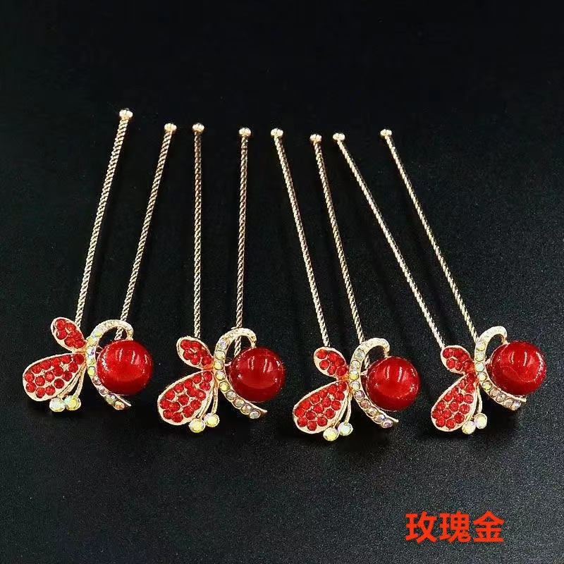 熱い販売の真珠のドリルの髪は針を挿します。