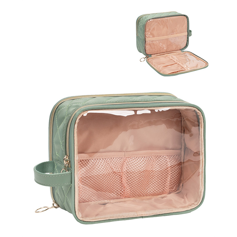 Wholesale cosmetics storage bag travel portable transparent waterproof cosmetic bag multi-functional storage new product
