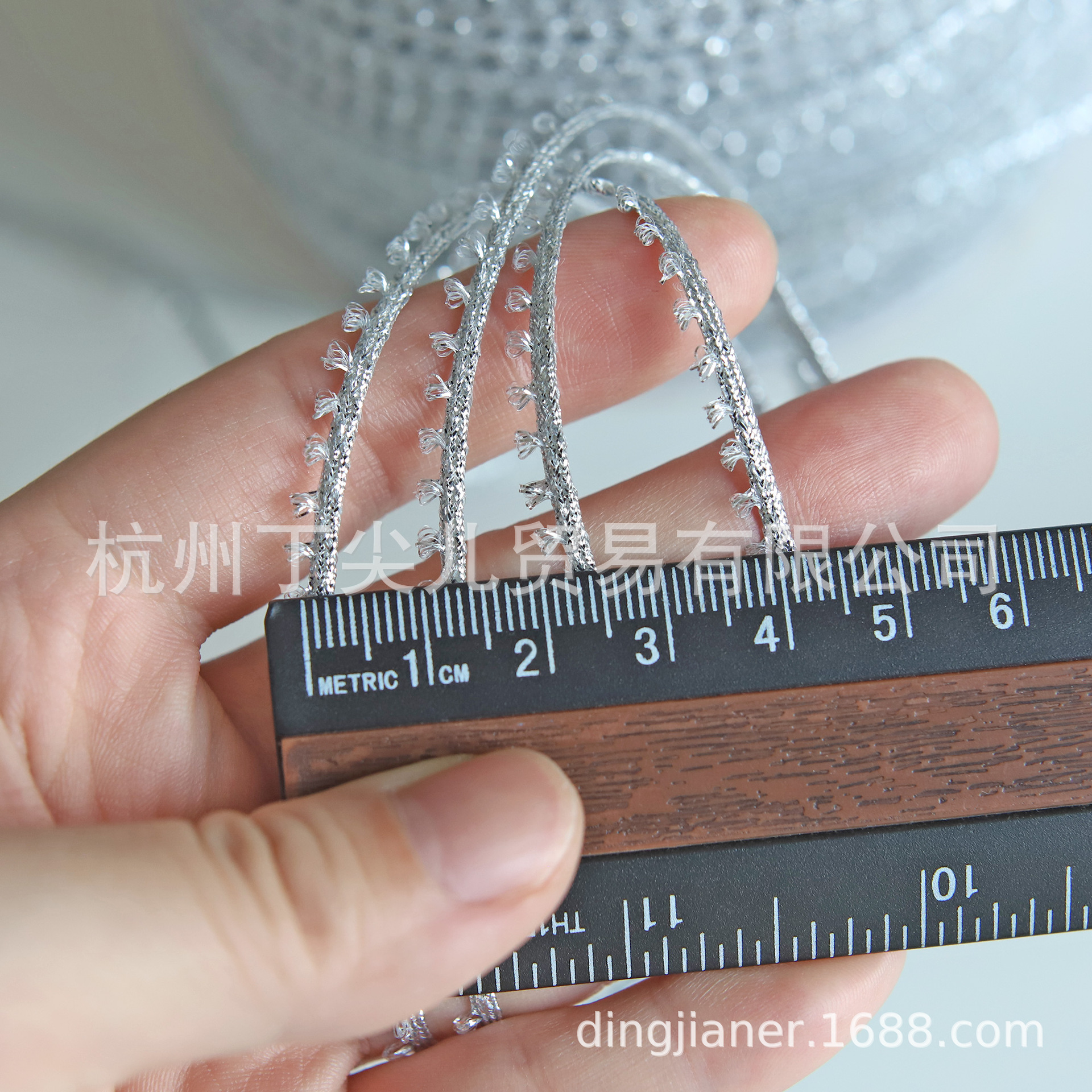 4mm importación de oro correa de ropa de bebé Lolita vestido pequeño viento cheongsam bordado de ropa de alta calidad accesorios de encaje