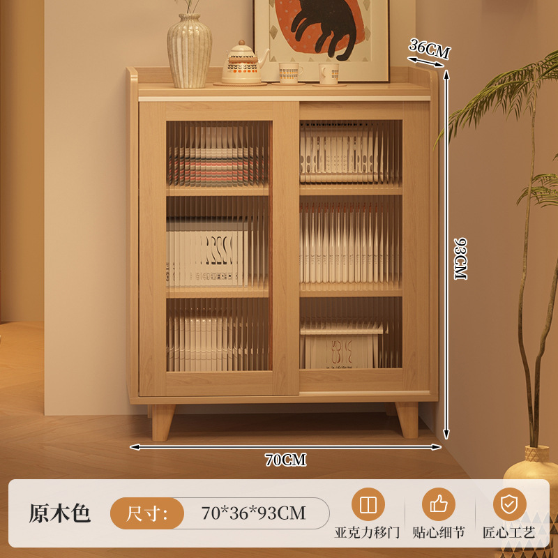 Mueble lateral contra la pared, armario de almacenamiento integrado, armario de almacenamiento de sala de estar, armario de almacenamiento de gran capacidad, armario de preparación para el hogar, armario de té