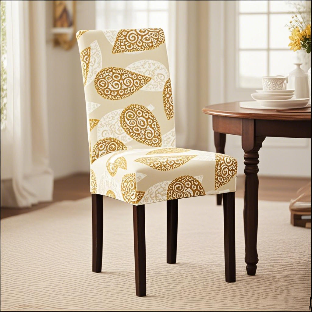 Cubierta de la silla elástica cubierta de la silla integrada familiar cubierta de la silla de comedor moderna simple cubierta de los palillos de Navidad