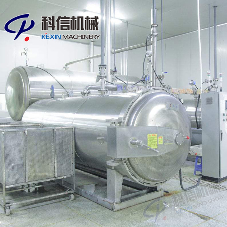 中小型食品杀菌设备 肉制品杀菌设备 卧式杀菌釜 电汽两用杀菌锅