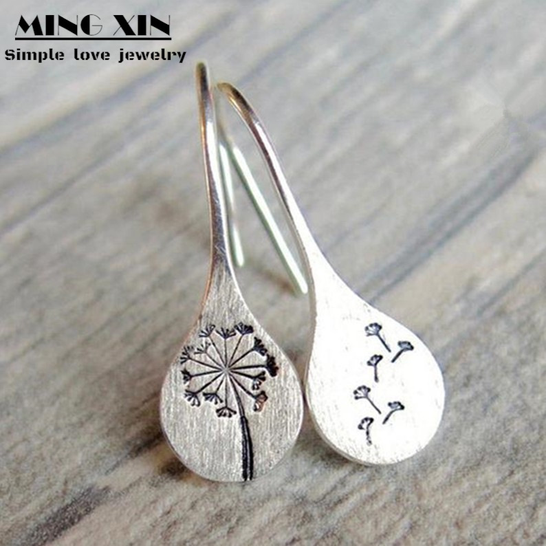 Ethnic retro matte small design earrings