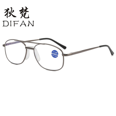 new pattern Retro Blue light Presbyopic glasses wholesale high definition Metal Spring men and women Presbyopia glasses Read the mirror long-distance glasses