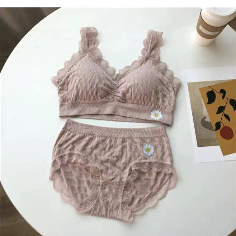Underwear, comfortable set, lace protective underware, bra, mid rise, beautiful back
