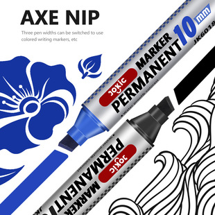 Large Capacity Thick Head Marking Pen pop Mike Pen Oil-based Logistics Marking Pen Quick-drying Express Box Head Pen Marking Pen