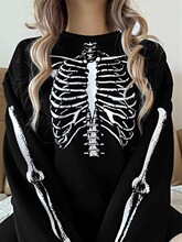 R 15514 Hip Hop Retro Loose Long Sleeve Crewneck ��ʽ��ͷ��