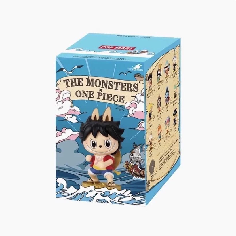 Bubble Mart THE MONSTERS LABUBU SAYING Série Caja ciega LABUBU One Piece juguetes hechos a mano