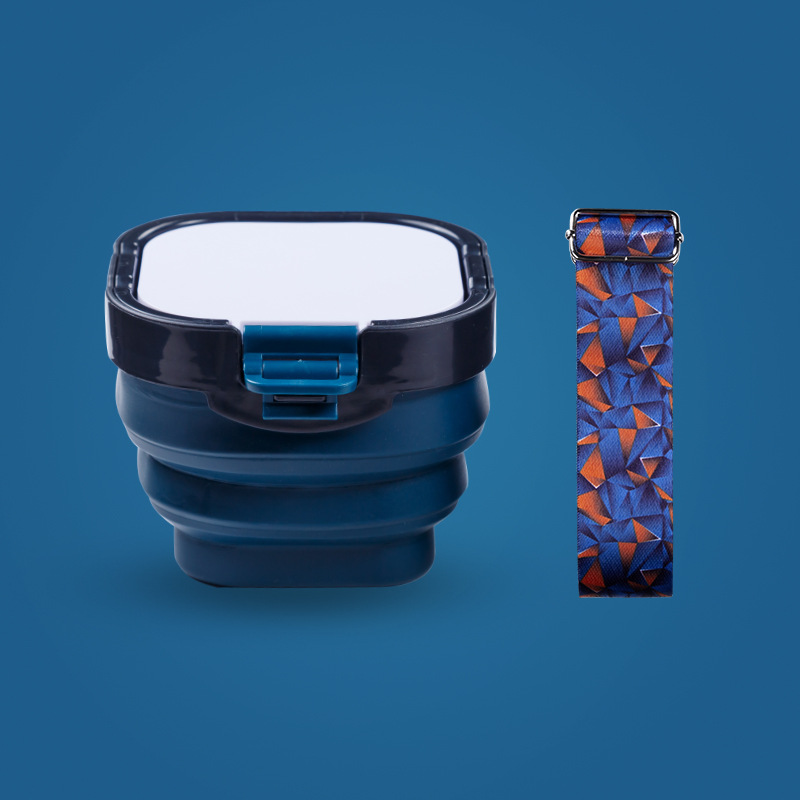 Xiupu cubo plegable arte acuarela herramienta traje multifunción pigmento caja hidratante paleta