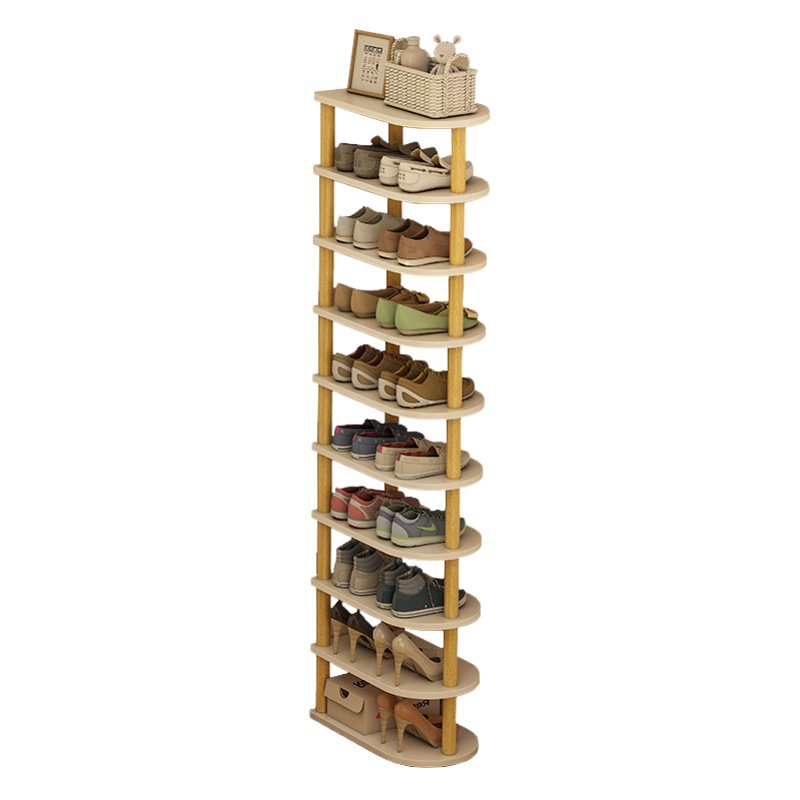 Zapatero puerta simple hogar multi-capa almacenamiento rack ahorro de espacio pequeño zapato estrecho estante interior hermosa esquina zapato gabinete