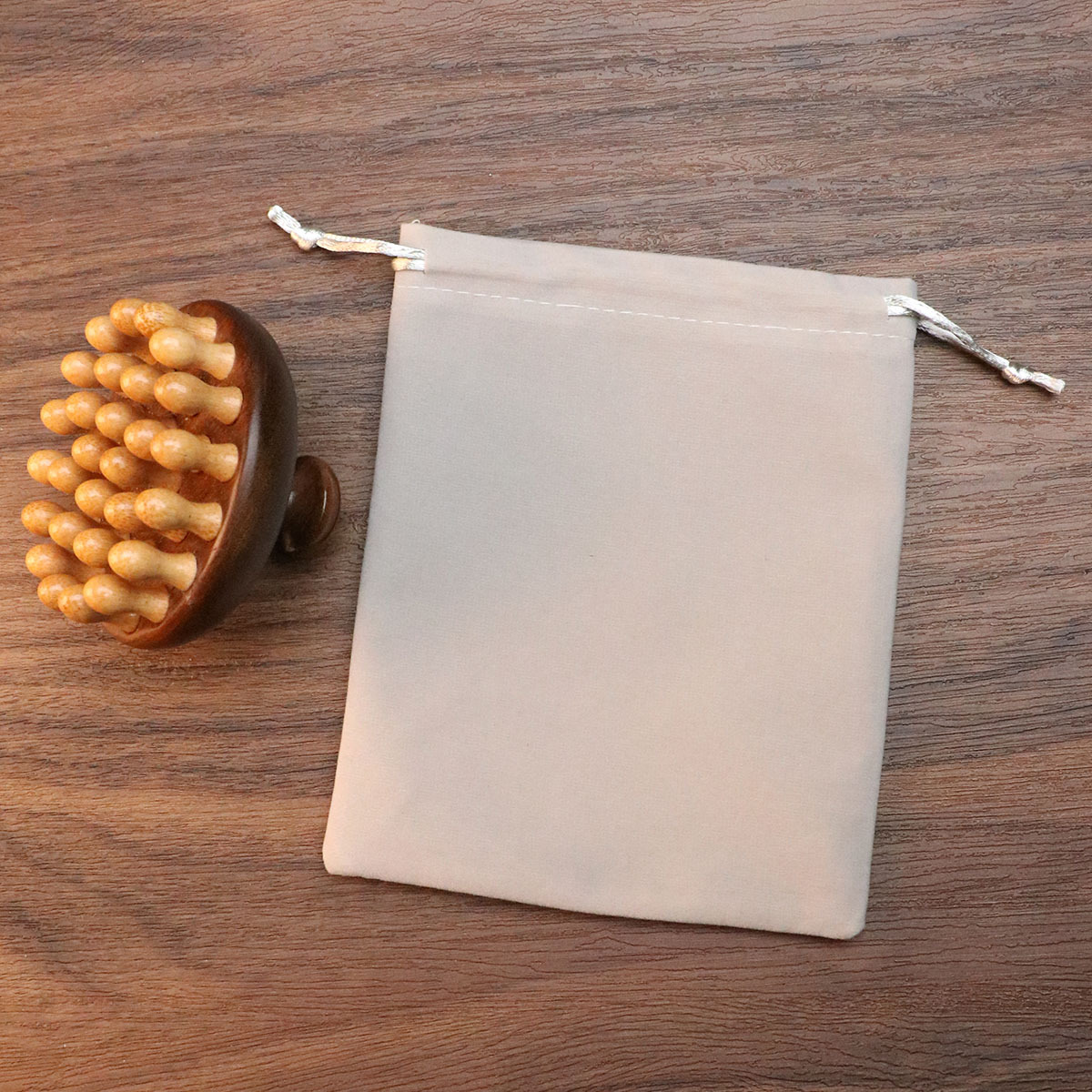 28 치아 마사지 빗 거친 치아 양털 가방