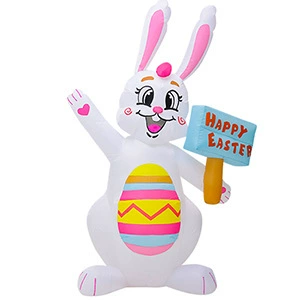 (Cross-border trading), inflatable rabbit, atmospheric decorations for party