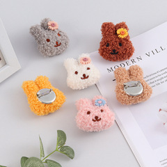 可愛小兔頭韓版卡通配飾簡約兒童書包別針玩偶服裝胸針娃娃批發