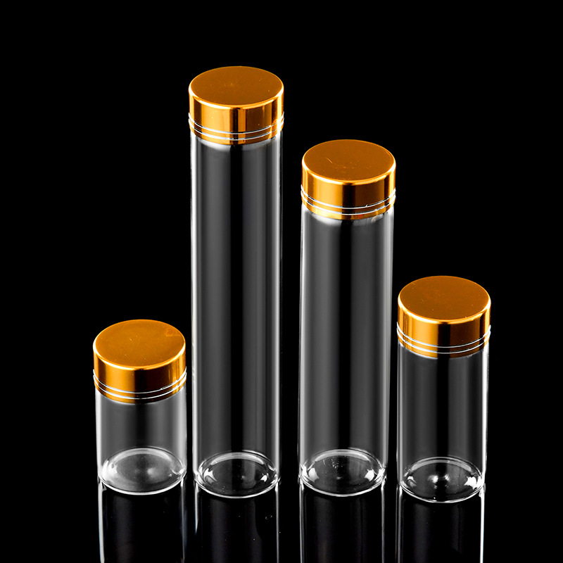 30mm alumina cap controlled bottle wish bottle drift bottle test tube bottle glass bottle small medicine bottle flower tea packaging bottle 