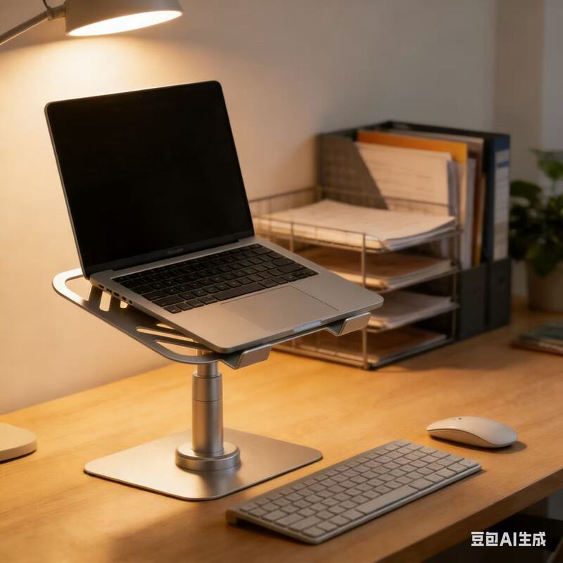 Adjustable 360-Degree Rotating Laptop and Tablet Stand, Desktop Monitor Folding Cooling Bracket Adjustable 360-Degree Rotating Laptop and Tablet Stand, Desktop Monitor Folding Cooling Bracket