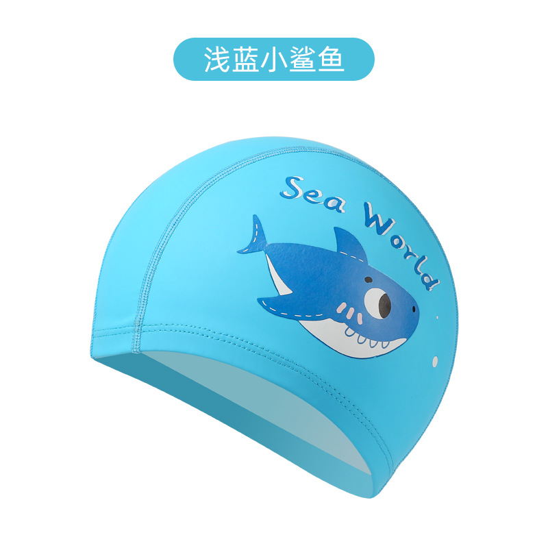 Light blue shark hat
