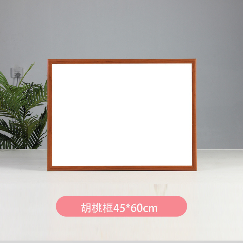 &木製フレームホワイトボード 吊り下げホワイトボード オフィス ホーム 子供用メッセージボード 商業用磁気黒板 磁気吸収ボード|undefined