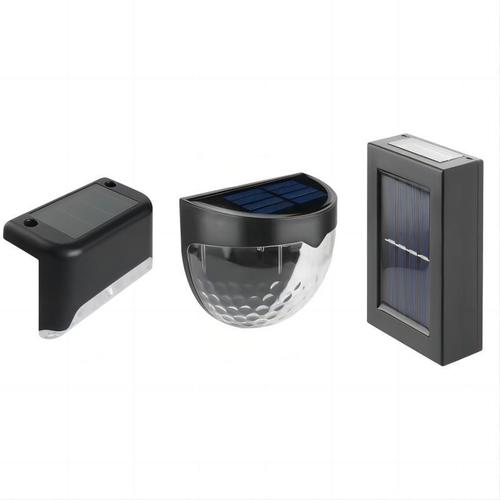 Solar wall lamp, outdoor solar up and down wall lamp, semicircular fence lamp, convex mirror floodlight, courtyard night lamp